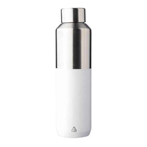 Botella termo de acero inox. reciclado (600 ml) Esen blanc