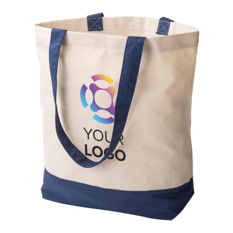 Sac shopping en coton canvas Cole noir