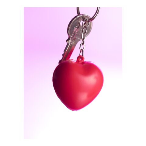 Porte-clés anti-stress. rouge | sans marquage | non disponible | non disponible