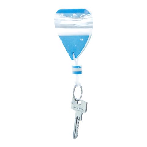 Porte-clés flotteur en EVA. bleu/blanc | sans marquage | non disponible | non disponible