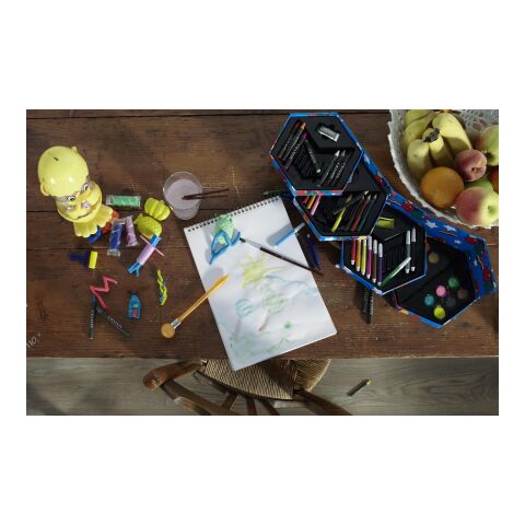 Set à dessin de 56 pièces marron | sans marquage | non disponible | non disponible