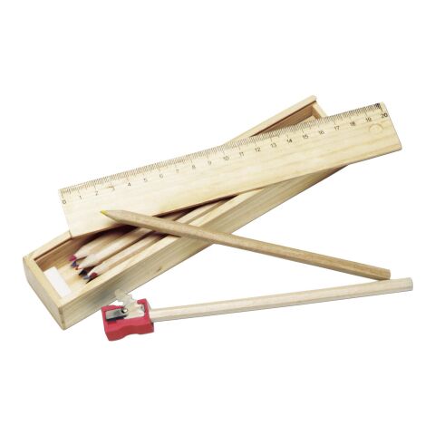 Plumier en bois marron | sans marquage | non disponible | non disponible