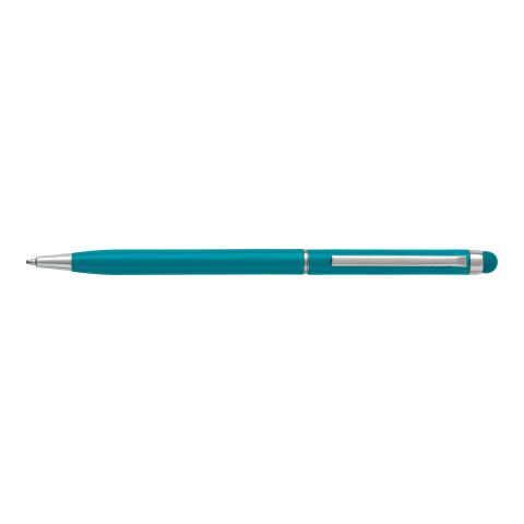 Stylo bille en métal avec stylet écran tactile bleu | sans marquage | non disponible | non disponible
