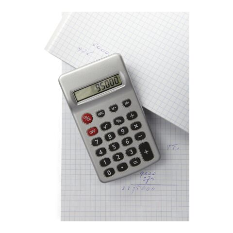 Calculatrice de poche argent | sans marquage | non disponible | non disponible