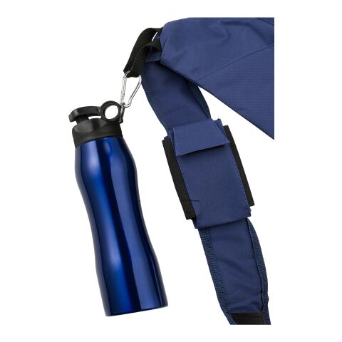 Bouteille isotherme en acier avec mousqueton - 750 ml bleu cobalt | sans marquage | non disponible | non disponible