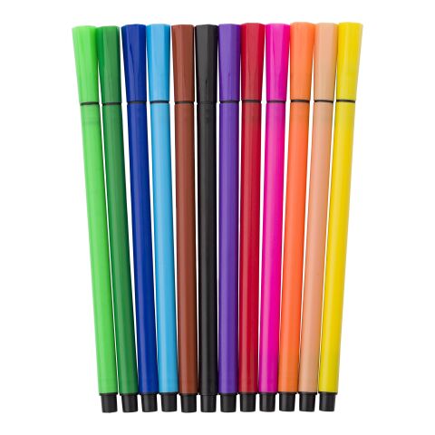 Set de 12 feutres à eau bleu clair | sans marquage | non disponible | non disponible