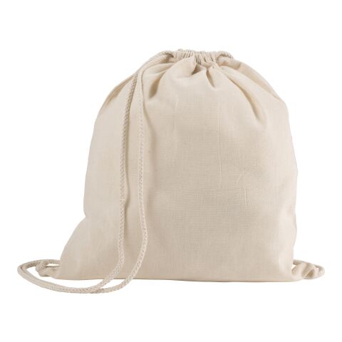 Sac à dos en coton 120 g/m2 beige | sans marquage | non disponible | non disponible