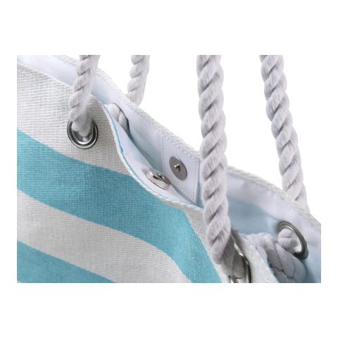 Sac de plage en polyester bleu clair | sans marquage | non disponible | non disponible