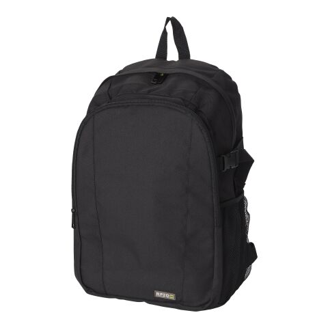Sac à dos RFID en polyester 600D noir | sans marquage | non disponible | non disponible