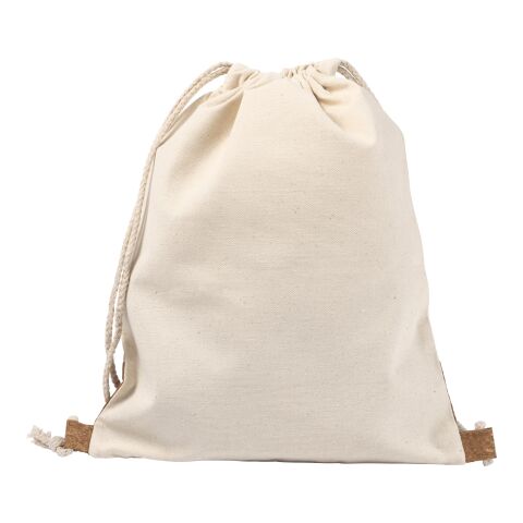 Sac à dos en coton 280g/m². beige | sans marquage | non disponible | non disponible