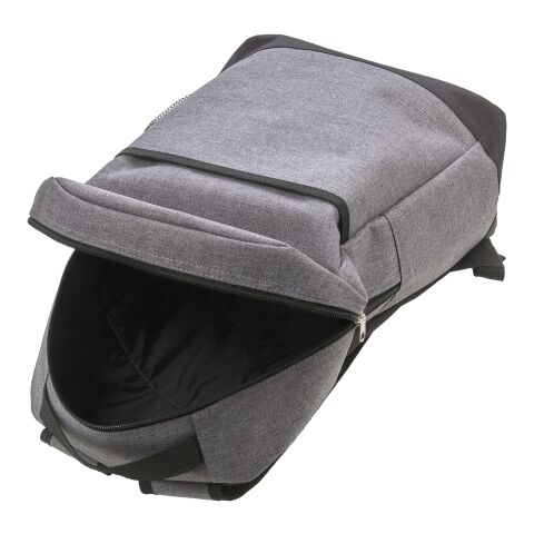 Sac à dos en polyester (300D + 210D) avec lampe gris | sans marquage | non disponible | non disponible