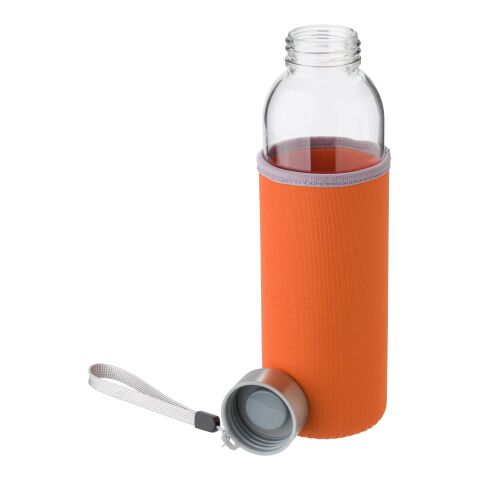 Bouteille en verre d'une contenance de 0,50 L. rouge | sans marquage | non disponible | non disponible