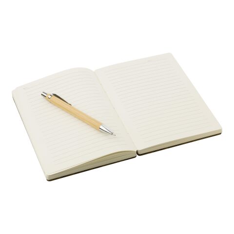 Carnet A5 avec couverture en bambou. marron | sans marquage | non disponible | non disponible