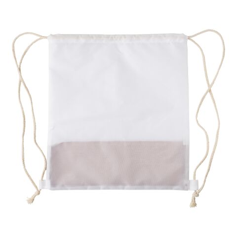 Sac à dos en polyester rPET 190T et liège blanc | sans marquage | non disponible | non disponible