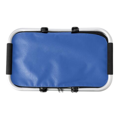 Panier pliable en polyester bleu cobalt | sans marquage | non disponible | non disponible