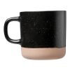 Mug en céramique 360 ml Pascal Standard | Noir | sans marquage | non disponible | non disponible