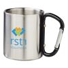 Mug isotherme Alpes avec mousqueton Noir