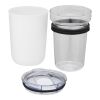 Gobelet en verre Bello de 420 ml avec paroi extérieure en plastique recyclé Standard | Blanc | Not applicable | sans marquage | non disponible | non disponible