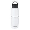 Bouteille MultiBev de 500 ml en acier inoxydable à isolation sous vide et gobelet de 350 ml Standard | Blanc | sans marquage | non disponible | non disponible