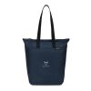 Sac tote avec fermeture à zip en rPET AWARE™ Renew bleu marine | sans marquage | non disponible | non disponible | non disponible