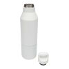 Bouteille isotherme Odessy de 600 ml en acier inoxydable recyclé RCS avec gobelet de 300 ml Standard | Blanc | sans marquage | non disponible | non disponible