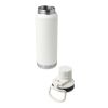 Bouteille avec isolation sous vide Fortis de 700 ml en cuivre et acier inoxydable recyclé certifié RCS Standard | Blanc | sans marquage | non disponible | non disponible