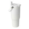 Gobelet avec isolation sous vide Bronx en cuivre et acier inoxydable recyclé certifié RCS Bronx de 900 ml avec couvercle à double fonction Standard | blanc | sans marquage | non disponible | non disponible