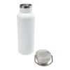 Bouteille d’eau Thor de 500&nbsp;ml en acier inoxydable recyclé et certifié RCS avec impression par sublimation Standard | Blanc | sans marquage | non disponible | non disponible
