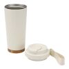 Gobelet isotherme à double paroi en acier inoxydable recyclé RCS Hampton, 480 ml Crème