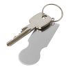 Porte-clés avec jeton pour chariot Rhea Standard | Argent | sans marquage | non disponible | non disponible