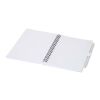 Ensemble carnet à couverture souple en plastique recyclé et stylo bille (encre bleue) Niove Standard | Blanc | sans marquage | non disponible | non disponible