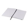 Carnet de notes Spectrum blanc avec élastique coloré A5 - pages lignées Standard | Blanc-Noir | sans marquage | non disponible | non disponible | non disponible