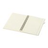 Cahier à spirales Liss A5 à couverture rigide en plastique recyclé blanc