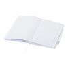 Ensemble comprenant un cahier en papier recyclé Spectrum A5 et un stylo à bille blanc