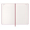Agenda L quotidien 12&nbsp;mois Moleskine à couverture rigide Standard | Rouge écarlate | sans marquage | non disponible | non disponible