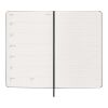 Agenda L hebdomadaire 12&nbsp;mois Moleskine à couverture rigide Standard | Noir | sans marquage | non disponible | non disponible