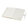 Ensemble carnet de notes format A5 et stylo bille Dairy Dream Standard | Blanc | sans marquage | non disponible | non disponible