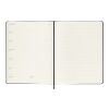 Agenda XL hebdomadaire 12&nbsp;mois Moleskine à couverture rigide Standard | Noir | sans marquage | non disponible | non disponible