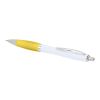 Stylo bille Nash en plastique recyclé (encre noire) Standard | Jaune | sans marquage | non disponible | non disponible