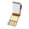 Bloc-notes autocollant avec stylo bille Flipper (encre noire) Standard | Naturel | sans marquage | non disponible | non disponible
