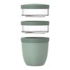 Pot repas Mepal Ellipse isotherme 3 pièces de 500&nbsp;ml + 2 x 200&nbsp;ml Standard | Sauge | sans marquage | non disponible | non disponible