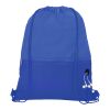 Sac à dos Oriole avec cordon, en maille filet Standard | Bleu royal | sans marquage | non disponible | non disponible | non disponible