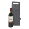 Sac à vin Felta de 75 cl en feutrine recyclée certifié GRS Standard | Gris | sans marquage | non disponible | non disponible | non disponible