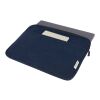 Housse pour ordinateur portable Joey de 2 L en toile recyclée GRS 14 pouces Standard | Deep blue | sans marquage | non disponible | non disponible | non disponible