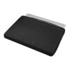 Housse pour ordinateur portable Rise de 15,6" en toile recyclée certifiée GRS Standard | noir | sans marquage | non disponible | non disponible | non disponible