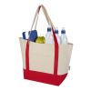 Sac shopping Sam en coton recyclé GRS 320 g/m² Standard | Rouge-Naturel | sans marquage | non disponible | non disponible | non disponible