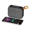 Enceinte Bluetooth® en tissu Fashion Standard | Gris | sans marquage | non disponible | non disponible
