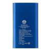 Batterie de secours sans fil en aluminium recyclé Juice type-C de 4&nbsp;000&nbsp;mAh Bleu royal