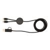 Câble 5 en 1 Citala en plastique recyclé de 150 cm pour la synchronisation des données et la charge rapide de 27 W Standard | Noir | sans marquage | non disponible | non disponible