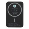Batterie de secours Acrab magnétique sans fil de 5&nbsp;000&nbsp;mAh et 15&nbsp;W avec PD de 20&nbsp;W - fabriquée en plastique recyclé Standard | Noir | sans marquage | non disponible | non disponible